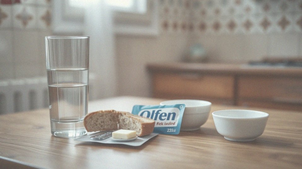 Jak najlepsze przyjmować Olfen - z posiłkiem czy na pusty żołądek?