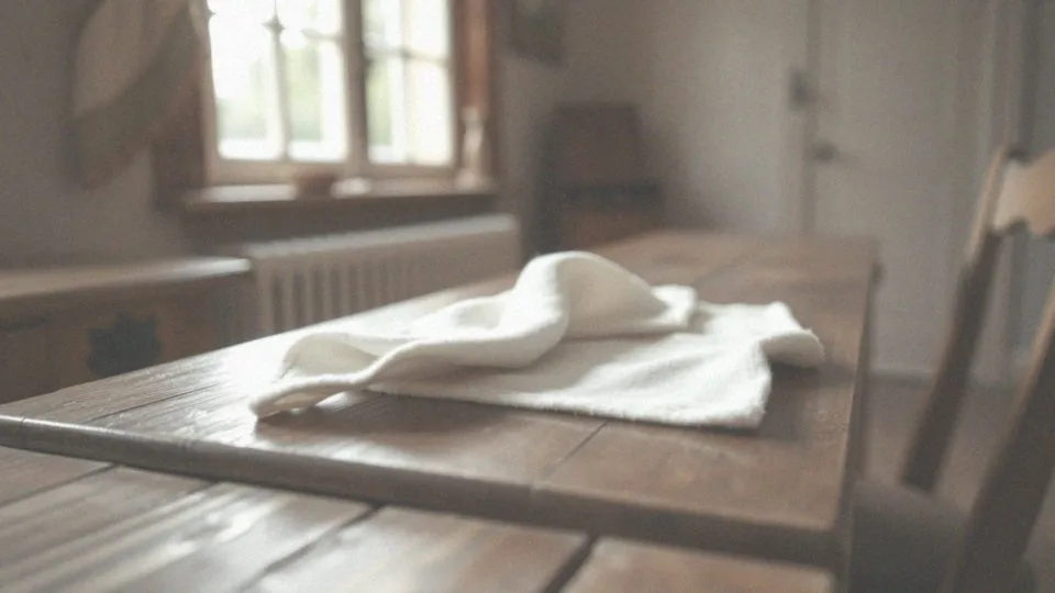 Jak prawidłowo używać wilgotnej szmatki do czyszczenia starych mebli?