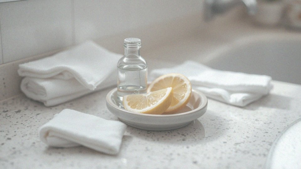 Jak kwasowość octu i cytryny wspiera złuszczanie narośli?