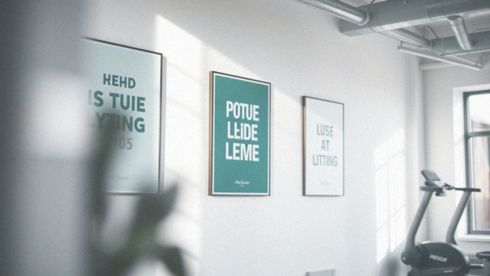 Jakie hasła motywacyjne można umieścić na plakatach o zdrowym stylu życia?