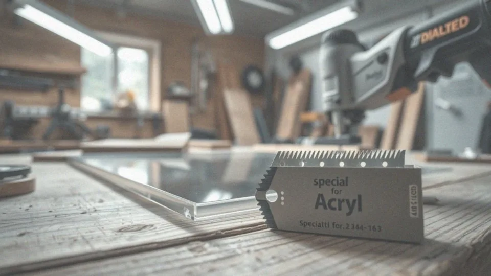 Do jakich zastosowań przeznaczony jest brzeszczot oznaczony nazwą 'special for Acryl'?