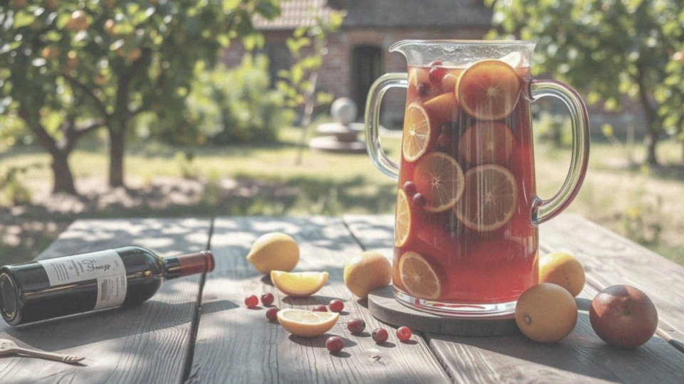 Jak przygotować Sangrię z czerwonego wina?