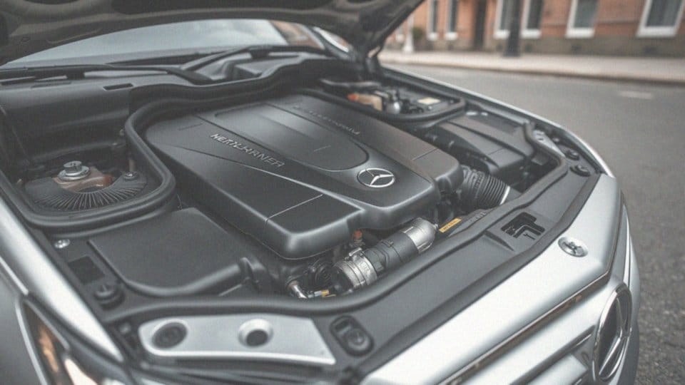 Czym wyróżnia się silnik E 250 w modelu W212?