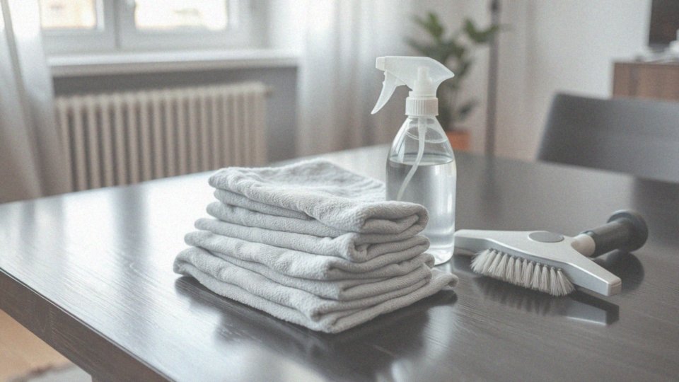 Jakie akcesoria są niezbędne do czyszczenia mebli na wysoki połysk?