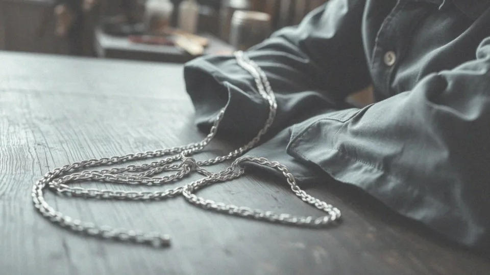 Jak dobrać długość łańcuszka męskiego?