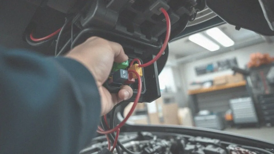 Jak podłączyć zasilanie do wiązki haka?