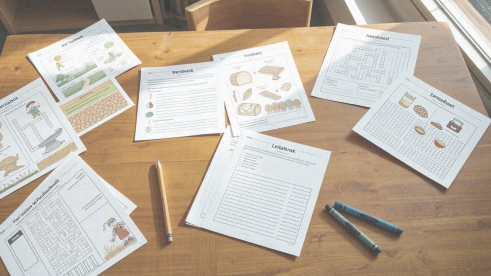 Jakie materiały edukacyjne są zawarte w kartach pracy?