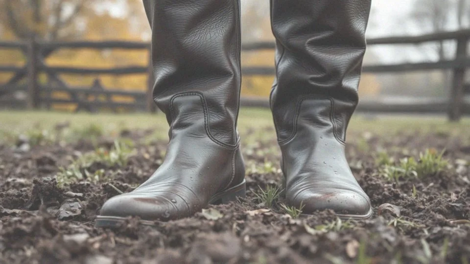 Czy buty do jazdy konnej są wodoodporne?