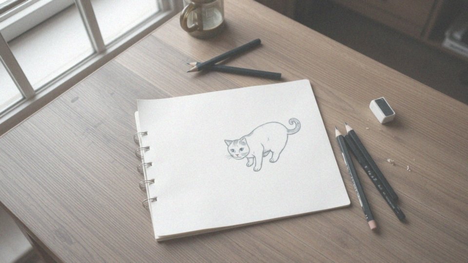 Jakie są podstawowe kroki do narysowania kota?