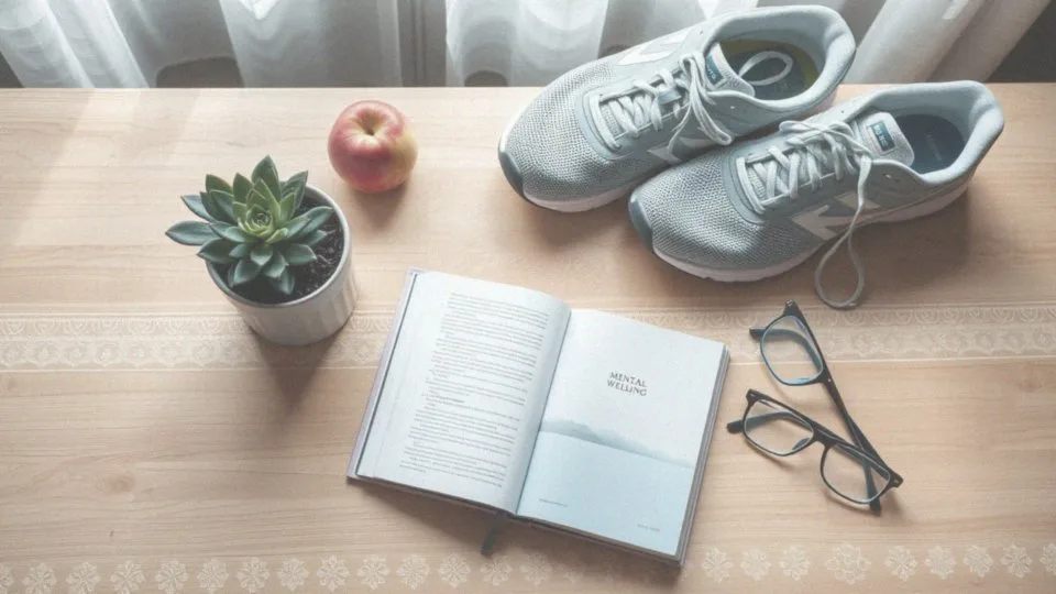 Jak dbać o zdrowie psychiczne – plakat z zasadami dla uczniów