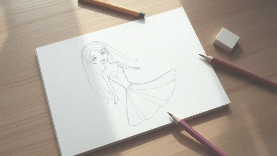 Jak narysować Barbie krok po kroku – proste techniki rysunkowe