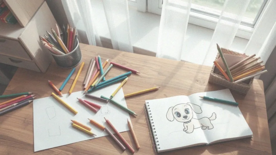 Jak narysować słodkiego pieska? Krok po kroku dla dzieci